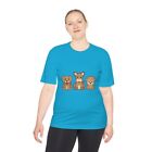 Unisex Moisture Wicking Tee Cute dog T-shirt for men and women, 100% cotton