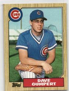 1987 Topps #487 Dave Gumpert  Chicago Cubs MLB Vintage Baseball Card