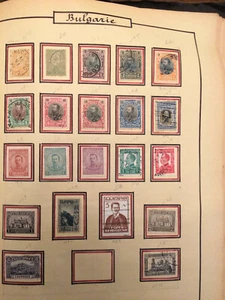 Briefmarken Sammlung; Bulgarien 1889 bis 1929 - Bild 1 von 1