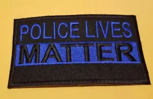 Toppa ricamata Police Lives Matter 2,25 x 4" - Foto 1 di 2