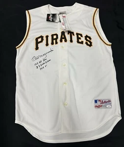 Bill Mazeroski Signed Authentic Rawlings Pirates Jersey JSA - Picture 1 of 6