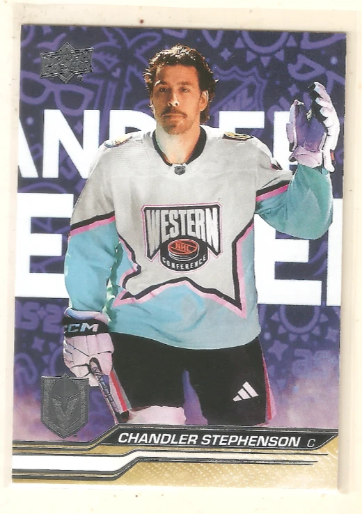 Chandler Stephenson 2023-24 Upper Deck Extended AS Base Card #694 Golden Knights - Image 1 of 1