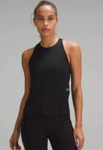 Camiseta sin mangas para correr reflectante ultraligera Lululemon nueva con etiquetas ~ talla: 4,6 ~ blanca y negra - Imagen 1 de 9