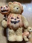 Breanna 1994 Cherished Teddies Halloween Pumpkin Patch Pals 617180 With Box
