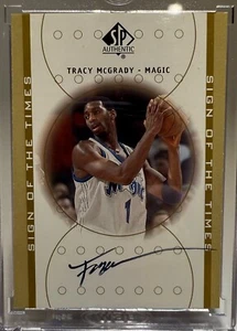 2000-01 SP Authentic - Sign of the Times Tracy McGrady #TM (AU) - Picture 1 of 2