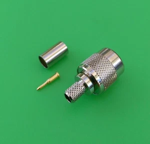(5 SETS) TNC 3-PC Male Crimp-On Connector for RG59/62 - USA Seller - Bild 1 von 3