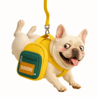 Dog Backpack Harness with Leash-size M For7.5-15KG Dog - Image 1 of 4