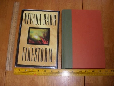 Nevada Barr FIRESTORM ***autographed*** 1st Edition HBDJ  - Image 1 of 4