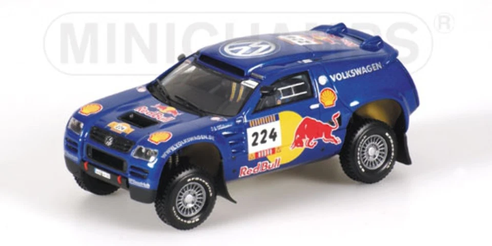 1/43 Minichamps VW Race Touareg Rally Parigi-dakar 2004 Saby/stevenson