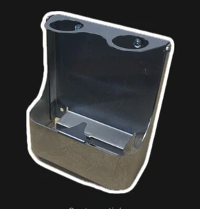 PL04MBS Brused Stainless Steel Twin 250/300 ml Flaschenhalter (2 in einer Packung) - Bild 1 von 7