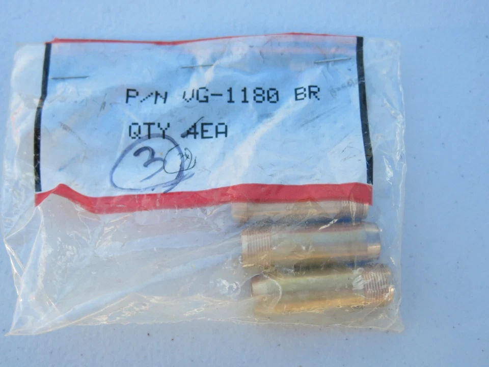 Guia de válvula de motor ITM VG1180BR compatível com Porsche 924 928 944 1979-1989 - 3 peças - Imagem 1 de 1