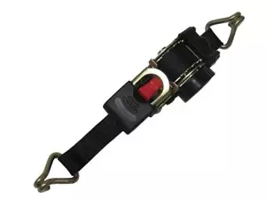 Correas de trinquete retráctiles automáticas con gancho de garra 25 mm - 50 mm 3 m (0,3 T - 0,75 T) - Imagen 1 de 5