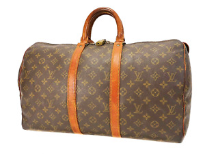 Authentic LOUIS VUITTON Keepall 45 Monogram Duffel Bag #49065