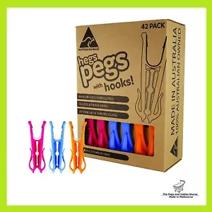 HEGS Pegs 42 Pack Mixed Colours (H42-MIX-K501) - Picture 1 of 4