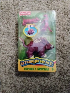 New IMAGINEXT warthog & meerkats NEW IN BOX Fisher price - Picture 1 of 1
