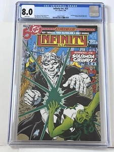 Infinity Inc. #23 CGC 8.0 (1986) 1st app. Wildcat (Yolanda Montez) - Picture 1 of 3