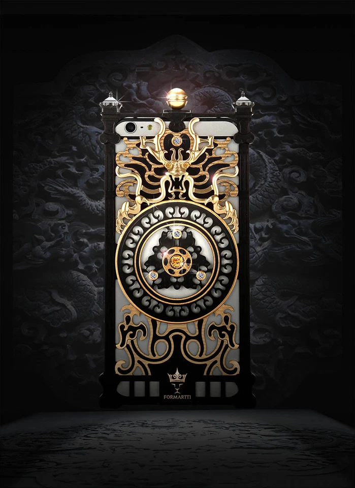 *Formartti Luxury Aerospace Aluminum Case for iPhone 6 6s SE 4.7" - Dragon Black - Image 1 of 4