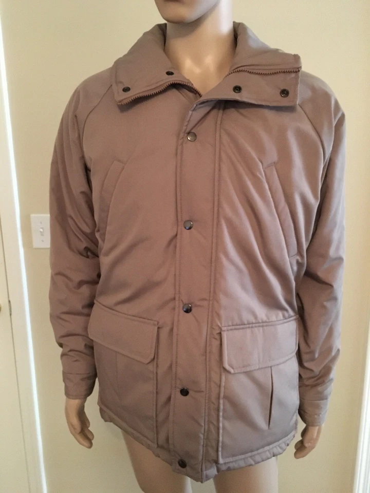 Chaqueta de esquí acolchada de relleno de descenso vintage de los 80 para hombre talla pequeña Foto 1 de 4