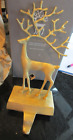 Pottery Barn Christmas Merry Reindeer STOCKING HOLDER large New in box