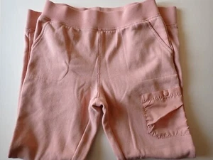 Kids Girls Columbia Joggers Large 14-16 Sweatpants Joggers Light Pink Logo Pants - Picture 1 of 15