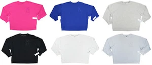 Calvin Klein CK Embroidered Crew Neck Women's Sweatshirt NWT Pick Size/Color - Picture 1 of 13