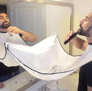 Beard Apron, Beard Bib Hair Catcher for Self-Shaving and Trimming, Cape Grooming - Picture 1 of 8