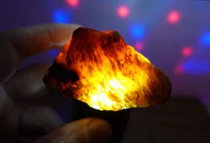 Bloc grosse AMBRE NOIR pierre brute naturelle XL 21g USA lithotherapie reiki - Picture 1 of 6