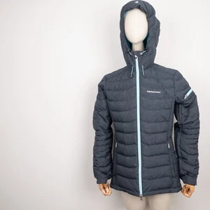 Chaqueta acolchada PEAK PERFORMANCE BLACKB gris con capucha cremallera completa para mujer M - Imagen 1 de 23