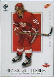 2002-03 Private Stock Reserve Retail #160 Henrik Zetterberg Rookie Hockey Card