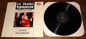LE MANI SPORCHE ~ ENNIO MORRICONE ~ ITALIAN ORIGINAL SOUNDTRACK OST LP 1978 - Picture 1 of 8
