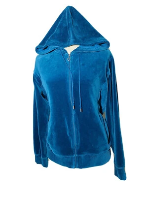 Sudadera con capucha de terciopelo atlética verde PACER BY KAREN SCOTT PARA MUJER TALLA M Foto 1 de 4