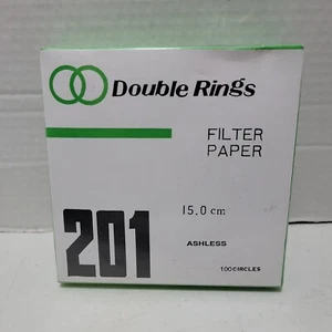Anelli Doppi 201 Carta Filtro Cenere 7cm 100 Cerchi - Foto 1 di 2