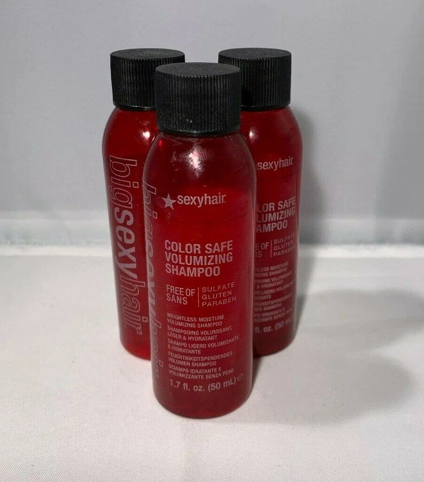 Paquete de 3 - Champú voluminizador sexy SEGURO PARA COLOR DE CABELLO GRANDE 1,7 OZ sexy Foto 1 de 1