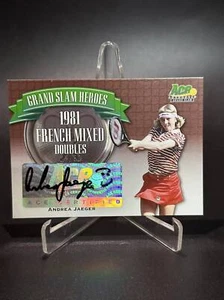 2013 Ace Authentic Grand Slam Winners Brown Auto /50 Andrea Jaeger - Picture 1 of 2