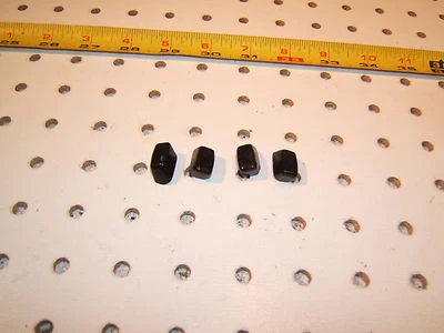 BMW 1976 3.0 Si sedan Controle de ventilação painel PRETO pequeno clipe no fabricante de equipamento original 1 conjunto de 4 botões - Imagem 1 de 4