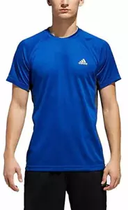 NUOVO Adidas Uomo Training Essentials Tech Tee (Croyal, M-L-XL-XXL) - Foto 1 di 1