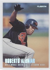 1996 Fleer Update Tiffany Roberto Alomar #U1 HOF