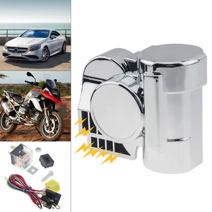 12V Motorcycle Air Horn 150db Super Loud Snail for Motorbike Truck Boat US Stock - Picture 1 of 12