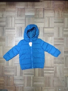 The Children's Place 5T Blue Hooded Puffer Coat NWT - Picture 1 of 7