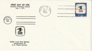 1396 July 1 1971 Postal Service FDC First Day Houston Texas - Picture 1 of 1