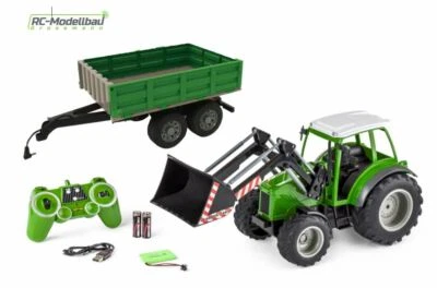 Carson 500907347 Lindner Geotrac 1:16 RC Traktor m. Frontlader + Kipper - Bild 1 von 4