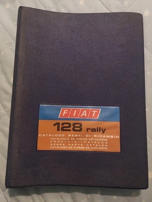 Catalogo parti di ricambio FIAT 128 rally 1300 1971 originale - Immagine 1 di 3