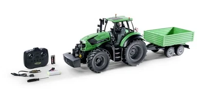 RC Traktor Deutz-Fahr 8280 TTV Carson 1:16 mit Anhänger & Kippfunktion - Bild 1 von 4