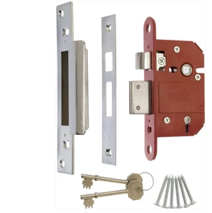 era fortress 261-31a 2.5 inch 64mm 5 lever maximum security mortice deadlock - Picture 1 of 2
