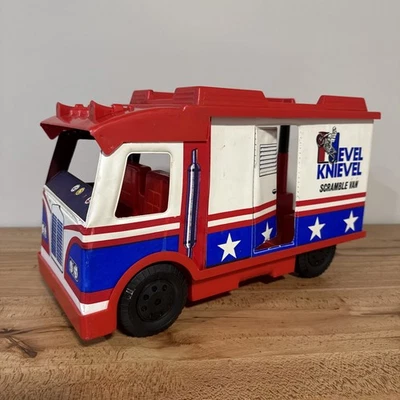 De colección 1973 Ideal Toys Evel Knievel Scramble Van - Sin accesorios - Coleccionable Foto 1 de 4