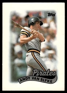 1989 Topps Major League Leaders Minis Andy Van Slyke Pittsburgh Pirates #33 - Picture 1 of 2