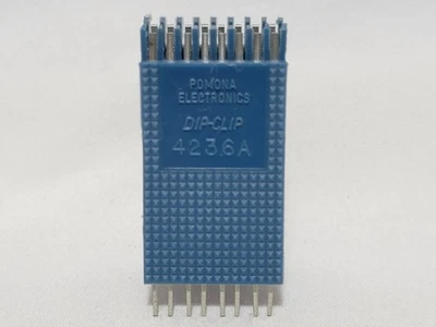 Pomona Electronics 16 Pin Dip-Clip Modelo 4236A 2X8 Placa PC IC Prueba Dip Clip Foto 1 de 4