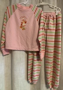 American Girl Strawberry Shortcake 2pc Outfit XS 6 Pink Pants Top Nostalgia 80s - Picture 1 of 6