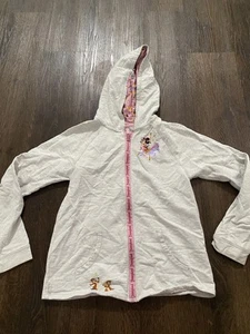 Girls Gray Disney Mickey Minnie Mouse Zip Up Sweater Size 14 Or XL #14 - Picture 1 of 6