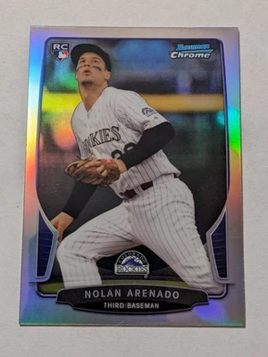 2013 Bowman Chrome Nolan Arenado #24 Refractor Rookie RC Rockies - Image 1 of 3